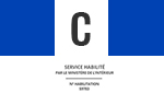 Habilitation ministère de l'intérieur n° 59783